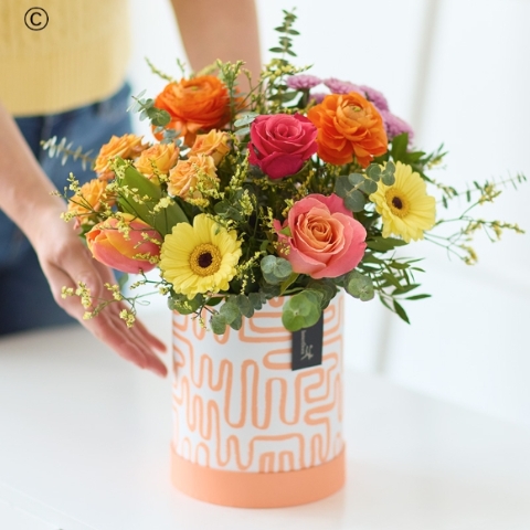 Bright Tall Hatbox
